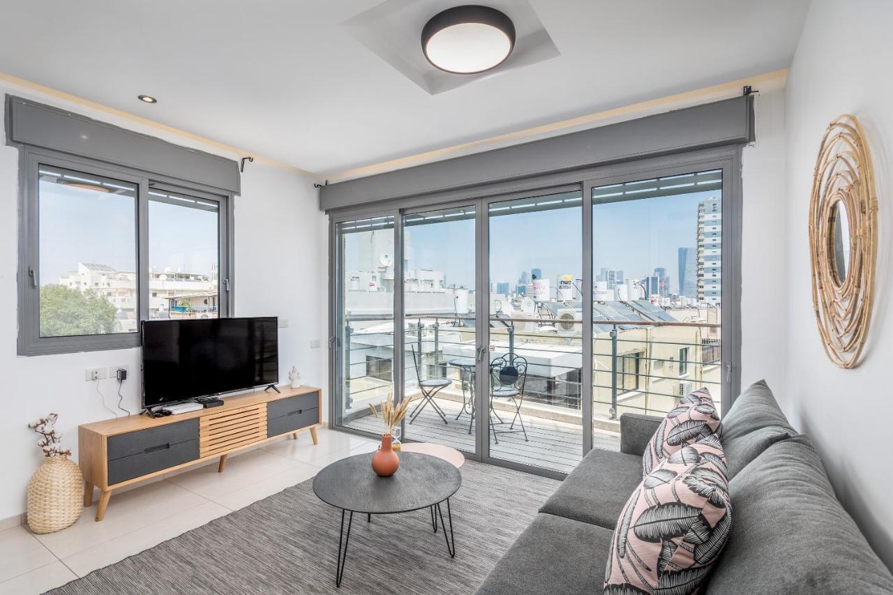 Superb 1,5 Bdr W Balcony Close To The Beach Tel Aviv Esterno foto
